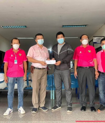 สนับสนุนงบประมาณจุดตรวจบริการประชาชนเทศกาลสงกรานต์ 2565 ทต.คำพราน จ.สระบุรี